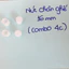 Nút bọc chân ghế nhựa chống trượt , 4 NÚT TRẮNG CHÂN GHẾ, không làm trầy xước sàn