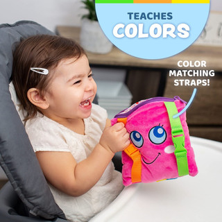 Đồ Chơi Khám Phá Kỹ Năng - Vận Động Tinh Montessori Cho Bé - Buckle Toys Bella Square