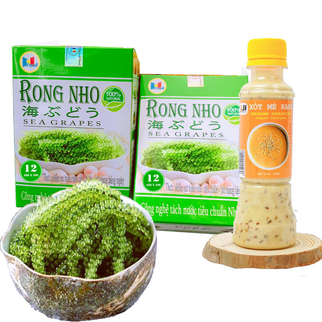 Rong Nho Khô Hộp 120Gram NFood Ogranic - Tặng Xốt Mè Rang 180ml ...