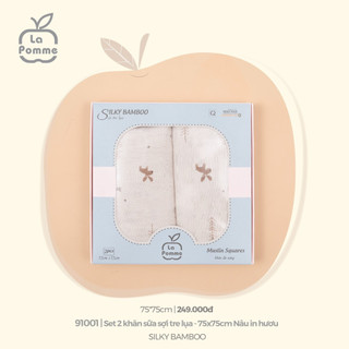 La Pomme SS2023 K001,K002 khăn sữa khăn đa năng cao cấp mẫu mới SS2023