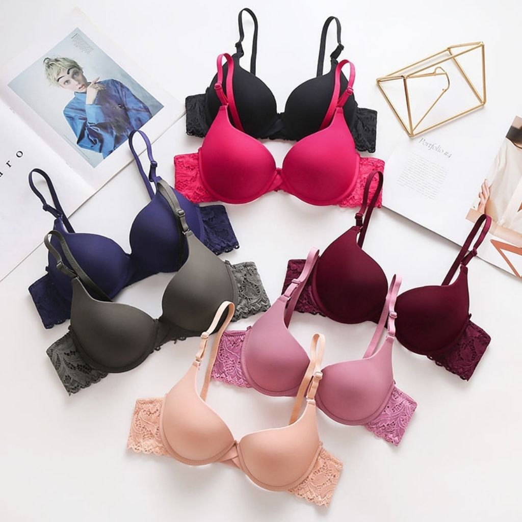 Áo lót nữ có gọng nâng ngực phối ren gợi cảm sexy nữ đệm mút mỏng mềm mịn LANIXA A016