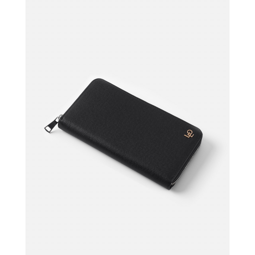 Ảnh Ví Dài Khoá Kéo Nam Livermore Zip Wallet, Chất Liệu Da Taiga Cao Cấp, Thương Hiệu LEONARDO 1
