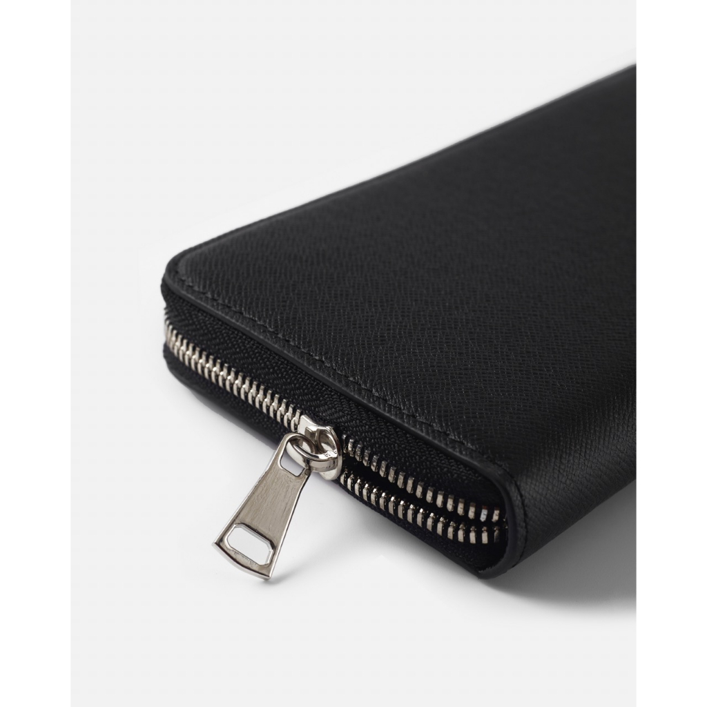 Ảnh Ví Dài Khoá Kéo Nam Livermore Zip Wallet, Chất Liệu Da Taiga Cao Cấp, Thương Hiệu LEONARDO 2