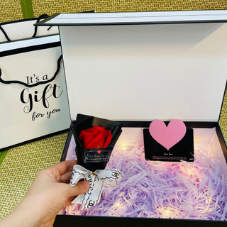 (30*20*11)Hộp quà kèm túi size to, hộp quà đựng giày dép, túi xách, quần áo,hộp quà valentine, kèm phụ kiện sang trọng