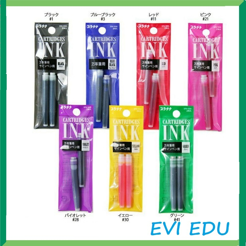 [Hàng chính hãng] Ống mực Preppy Nhật platinum / Ruột mực cho bút máy Preppy / Bán lẻ 01 ống