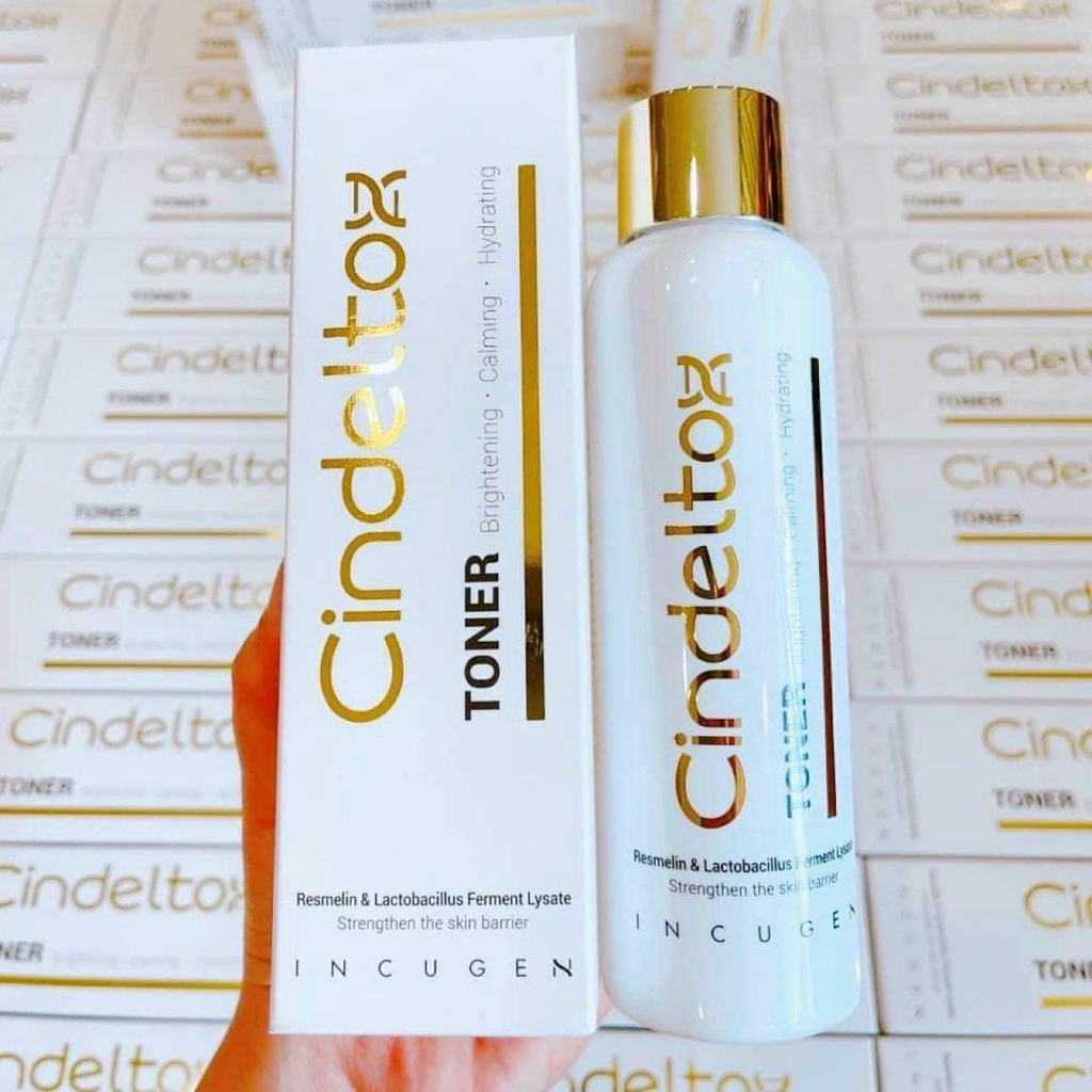 Toner Cindel tox, nước cân bằng tái tạo trắng sáng da Cindel tox Revital Toner 200ml - Út store