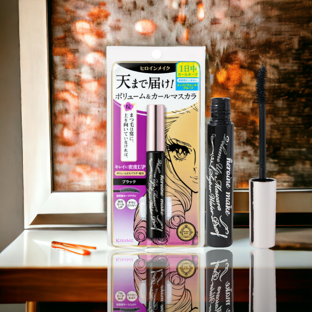 Mascara Chuốt Mi Dày Rậm Lông Mi,Không Lem Trôi Kissme Volum Super WP (6g)