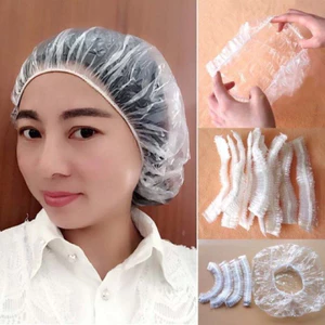 ❌GIÁ SỈ❌ bịch 100 mũ trùm đầu khi tắm, mũ hấp ủ tóc, mũ nilon chùm đầu