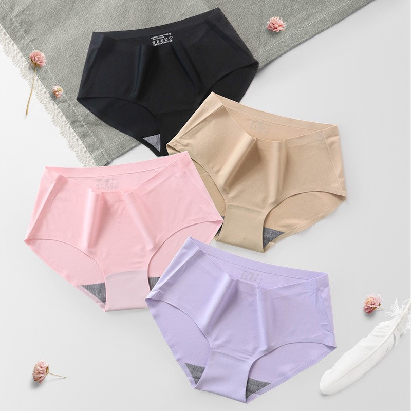 Quần Lót Nữ Đúc Su Thun Ép Lạnh Không Đường May Cao Cấp ,Quần Chip Nữ Mềm Mại Kháng Khuẩn danbikini  Bracherry