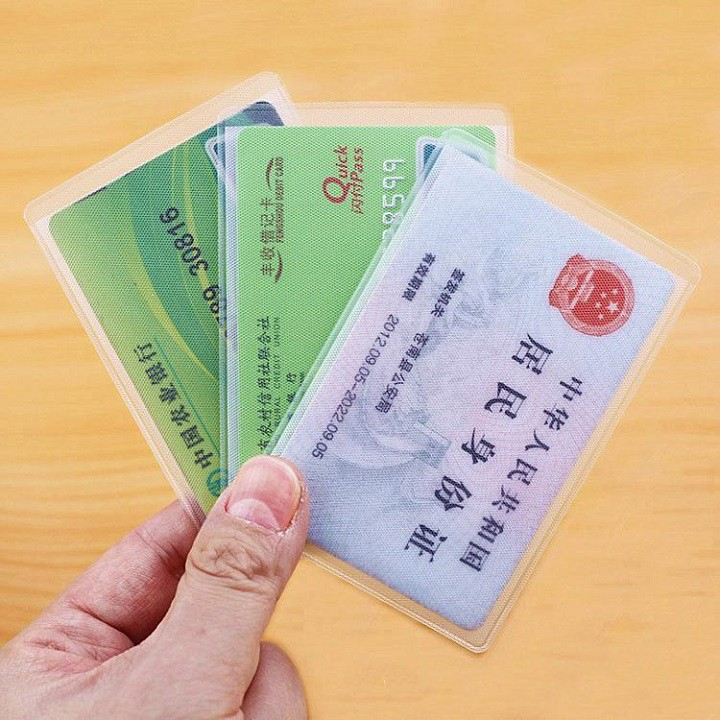 COMBO 10-20 Vỏ bọc thẻ atm , thẻ sinh viên, thẻ căn cước, bằng lái xe