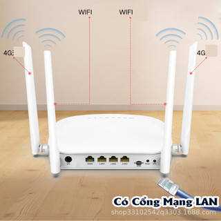 Cục phát wifi từ sim 4G H300G - 4 ăngten siêu khỏe - Tản nhiệt tốt, hoạt động 24/24 không bị nóng