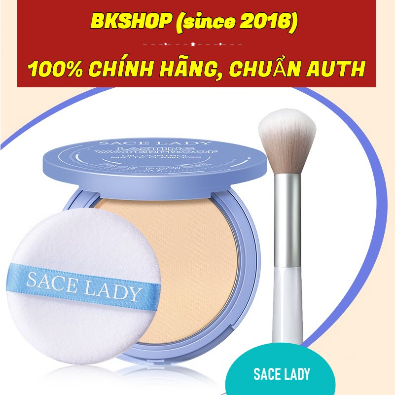 [sẵn Hỏa Tốc] Phấn Phủ Nén Sace Lady Powder Kiềm Dầu Che Khuyết Điểm Chống Nắng Chống Nước