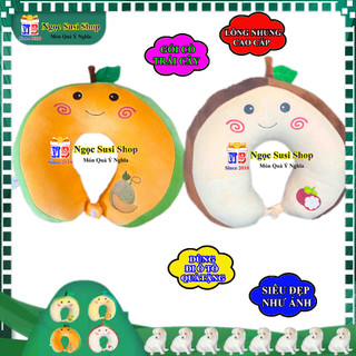 GỐI CỔ CHỮ U HÌNH TRÁI CÂY GỐI KÊ CỔ DÙNG ĐI DU LỊCH CAO CẤP SIÊU MỀM MỊN ÊM - GIAO NGẪU NHIÊN MẨU