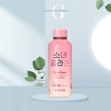 Nước Uống Bổ Sung Collagen Hàn Quốc Girl Collagen Hỗ Trợ Làm Đẹp Da- Tách Lẻ 1 Chai Hồng