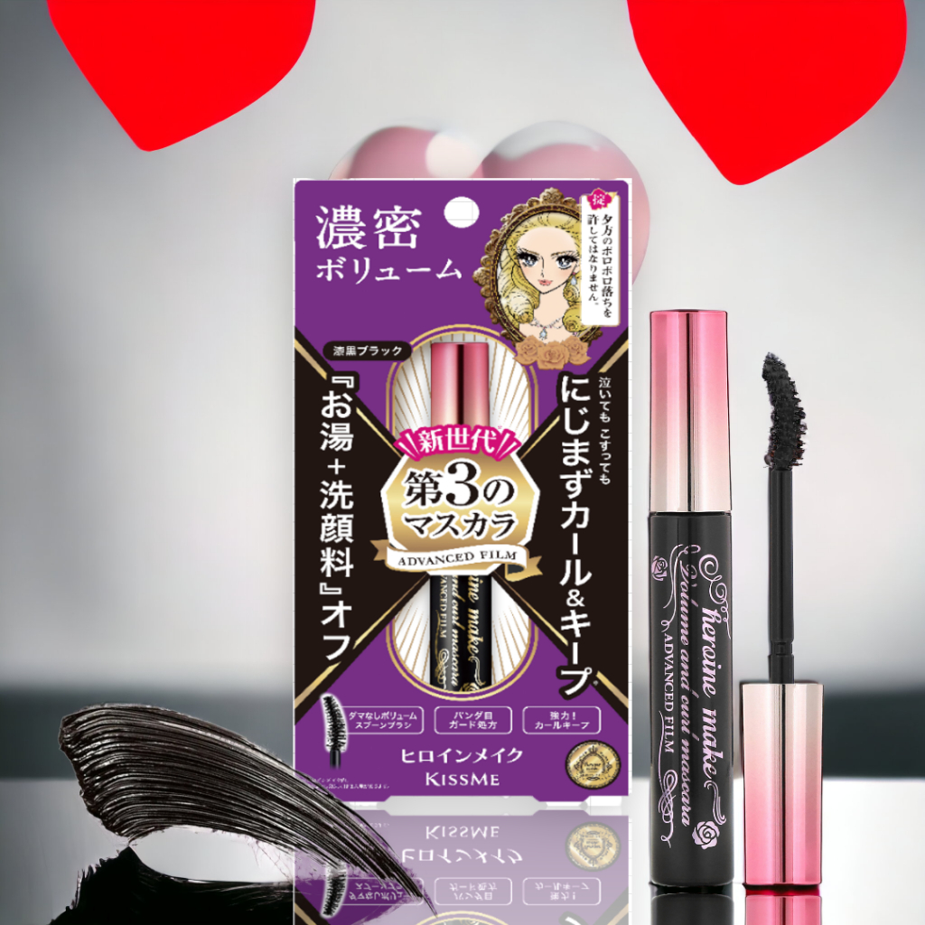 Mascara Dạng Màng Flim Không Lem Trôi ,Giữ Nếp Cong Và Làm Dày Rậm Mi Kissme Heroine Make (6G)