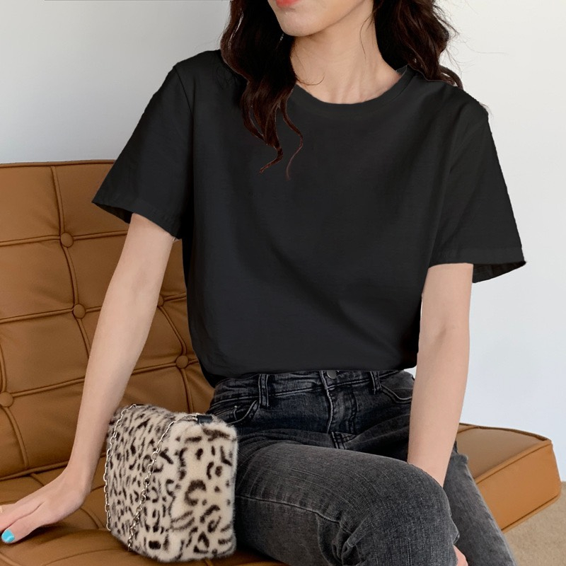 Ảnh Áo phông nữ croptop SEFA màu đen 20002142474 1