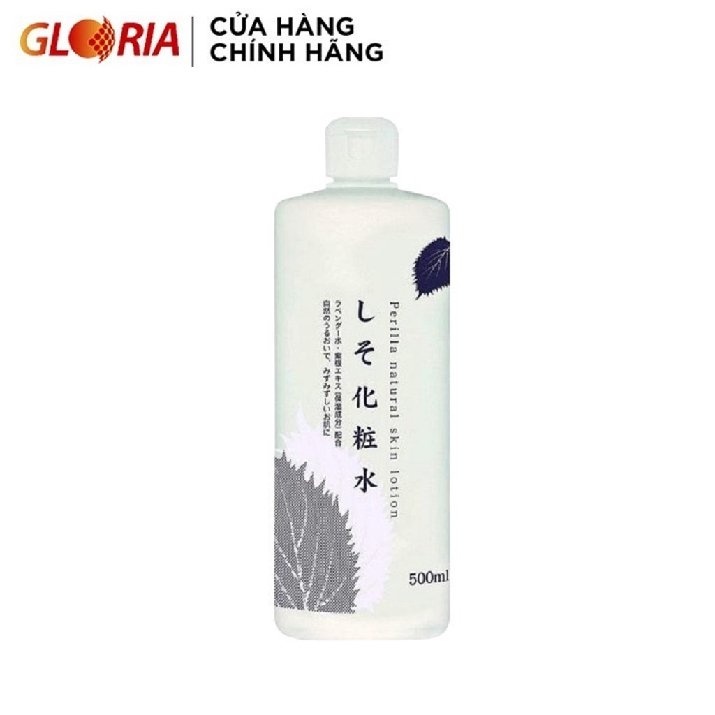 Nước Hoa Hồng Tía Tô Chinoshio Perilla Natural Skin Lotion 500ml