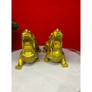 Cặp Tỳ Hưu Vẩy Tiền   vật phẩm phong thuỷ bằng đồng