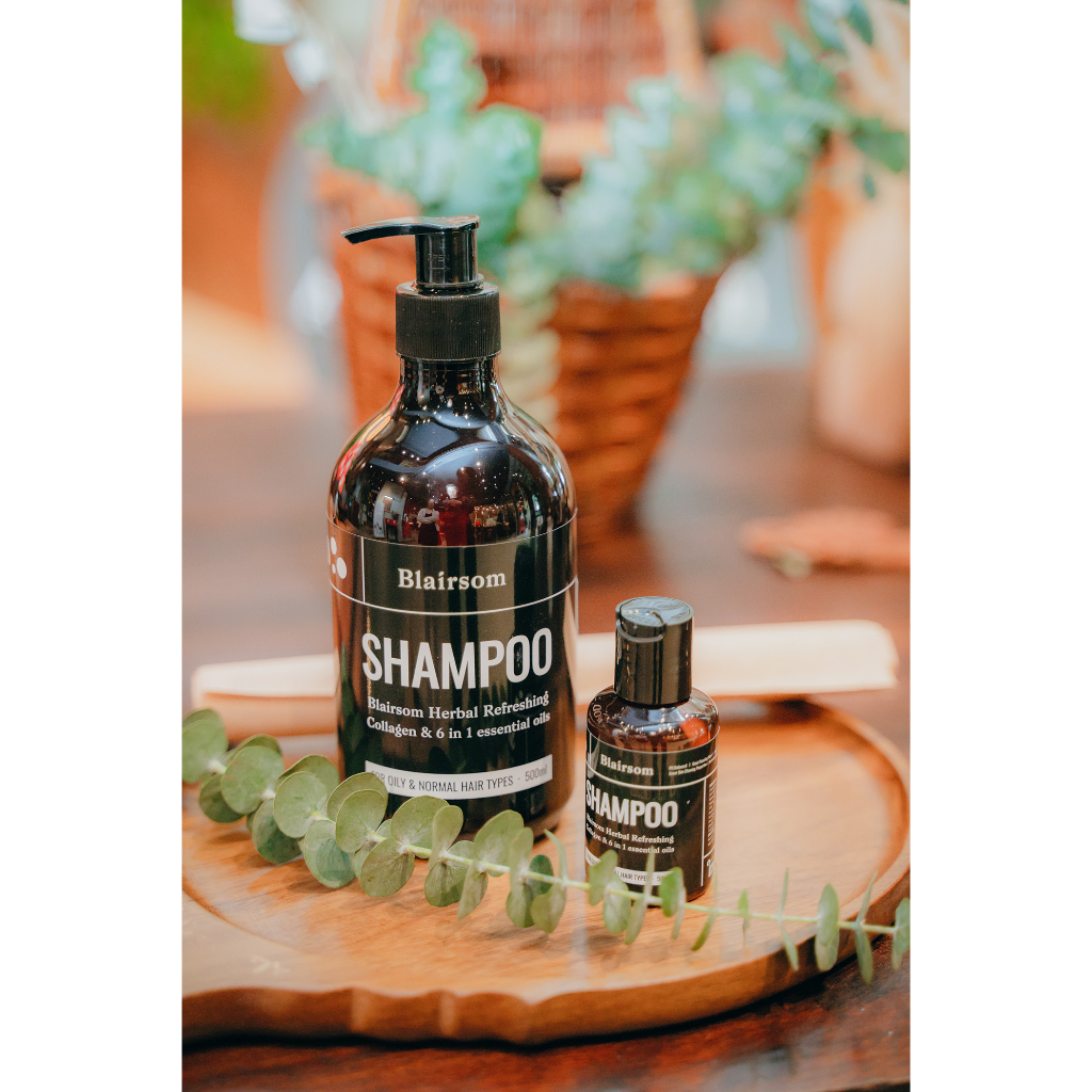 Dầu gội Kiềm dầu Thảo Mộc, kích thích mọc tóc không gây ngứa 500ml Blairsom Úc (cho tóc dầu/ thường)