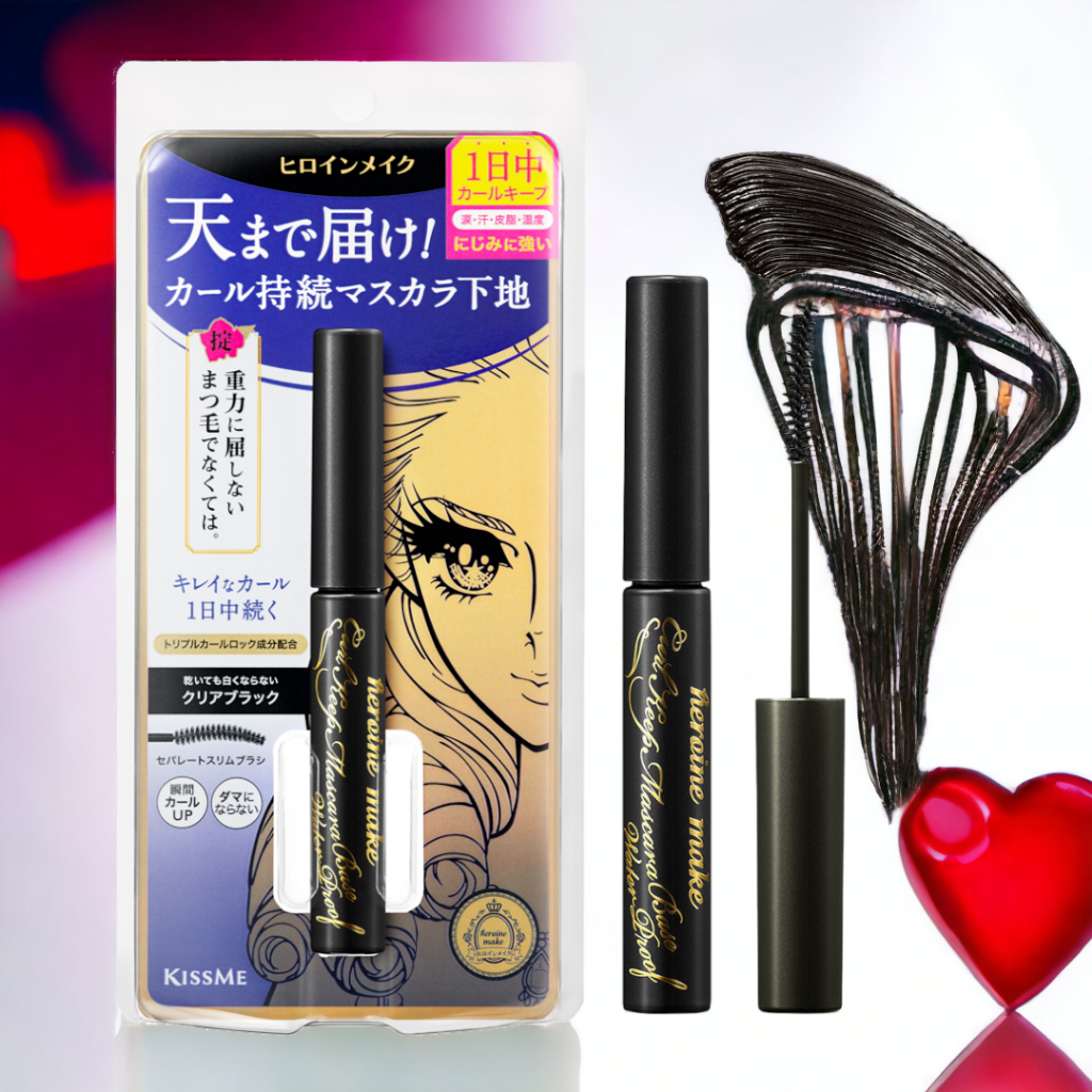 Mascara Lót Nền Giữ Nếp Cong Mi, Không Lem Trôi Kissme Heroine Curl Keep Mascara Base  ( 4.5g )