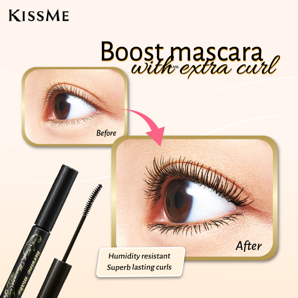 Mascara Lót Nền Giữ Nếp Cong Mi, Không Lem Trôi Kissme Heroine Curl Keep Mascara Base  ( 4.5g )