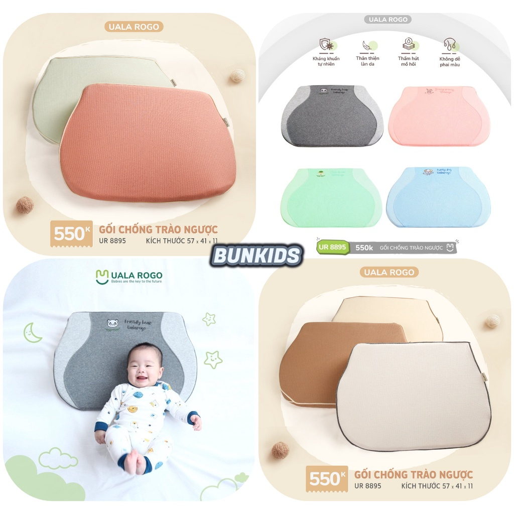Gối Chống Trào Ngược Uala & Rogo 40x57cm [ UalaRogo ] | Shopee Việt Nam