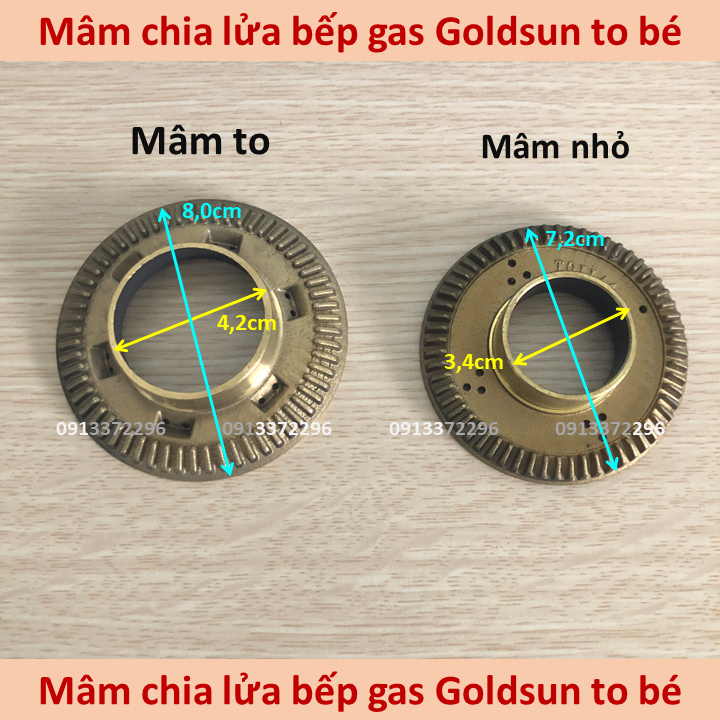 Mâm Chia Lửa (Đầu Đốt) Bếp Gas Goldsun / Sakura To Bé | Shopee Việt Nam