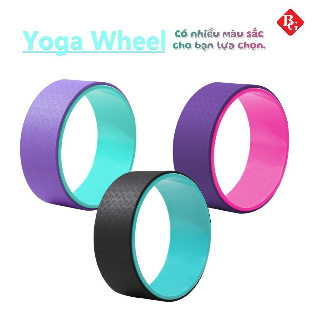 Ảnh BG-Vòng Tập Yoga, Vòng Yoga Pilates Nhựa ABS Tập Lưng Cao Cấp Chính Hãng Yoga Wheel 2