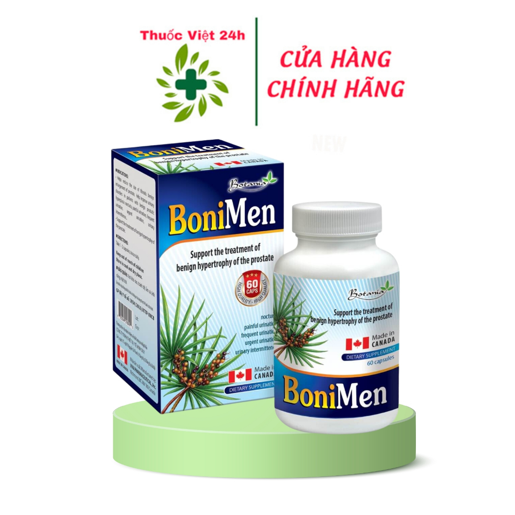 BoniMen - Giúp hỗ trợ ngăn ngừa và hạn chế sự phát triển của u xơ - Hộp ...