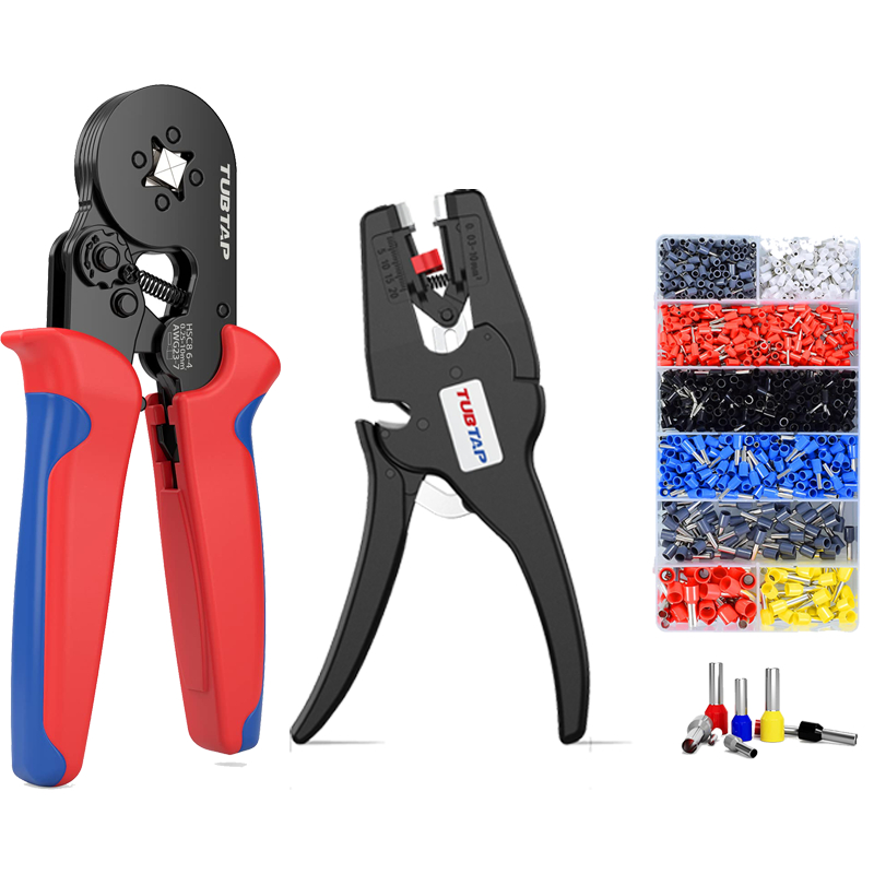 Kìm dây bấm cos vuông Kìm tuốt dây điện tự tự điều chỉnh 1200 đầu cos ...