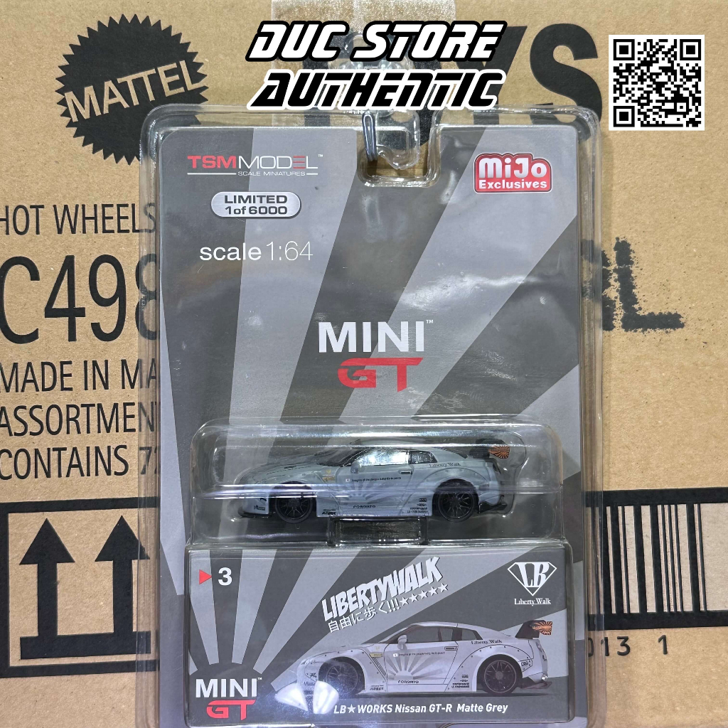ducstore Xe mô hình MiniGT 3 - LB☆WORKS Nissan GT-R (R35) Matte
