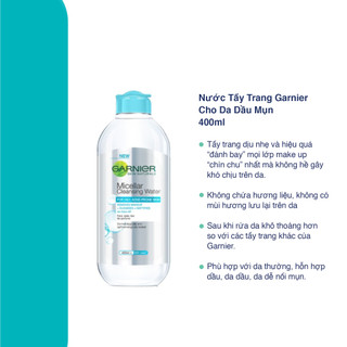 Nước Tẩy trang Garnier - 400ml