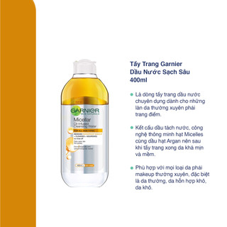 Nước Tẩy trang Garnier - 400ml