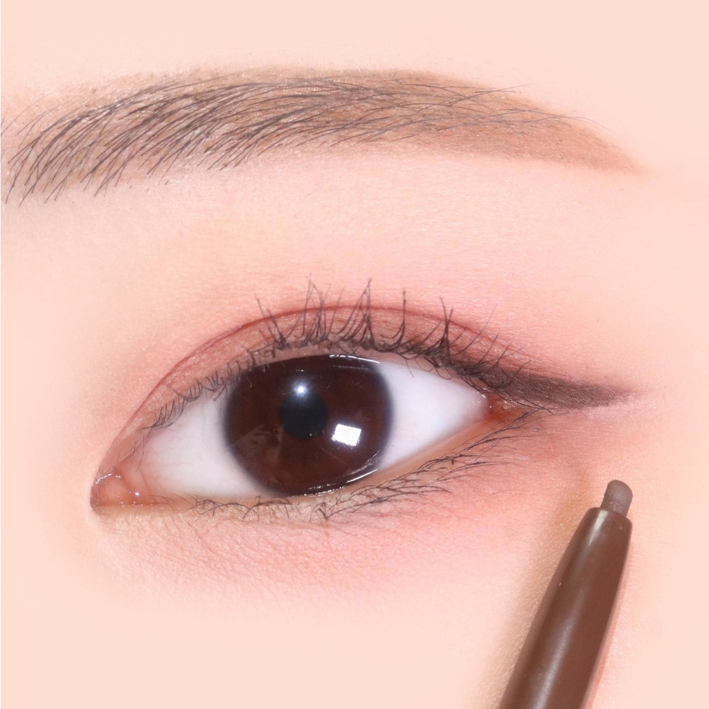 Bút Chì Sáp Kẻ Lông Mày ,Không Lem Trôi,Lõi Siêu Mịn Kissme Heroine Make Quick Eyeliner  0.07g