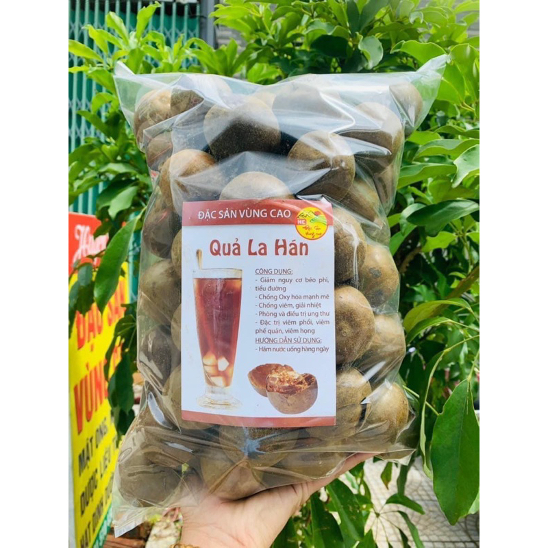 Quả La Hán Khô Nguyên Quả | Quả Chắc Đặc Ruột Thơm Ngọt Thanh Hàng Đẹp Không Vụn Vỡ 500gr