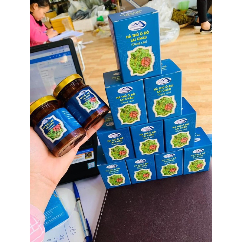 Cao Hà Thủ Ô Đỏ Lai Châu- Hỗ trợ chứng rụng tóc, tóc bạc sớm, Bồi bổ cơ thể [100g]