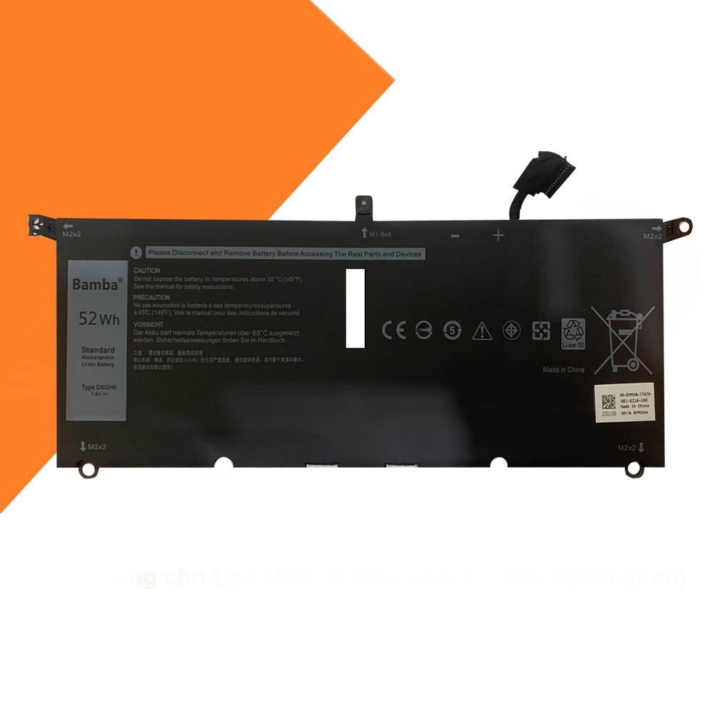 Pin laptop Dell Inspiron 5390,5391,7390,Xps 9370,9380 (DXGH8,H754V ...