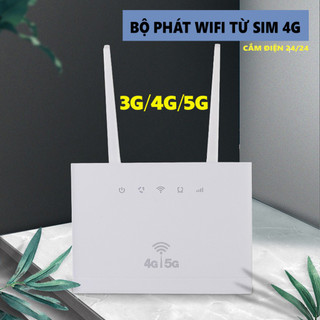 Cục phát wifi từ sim 4G, bộ phát wifi 4G CPE TU909 có 3 cổng WAN/LAN, 2 ăng ten