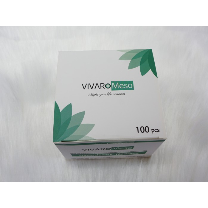 Combo 10 Đầu kim tiêm Vaviro meso 34G 4mm Hàn Quốc, tiêm meso căng bóng