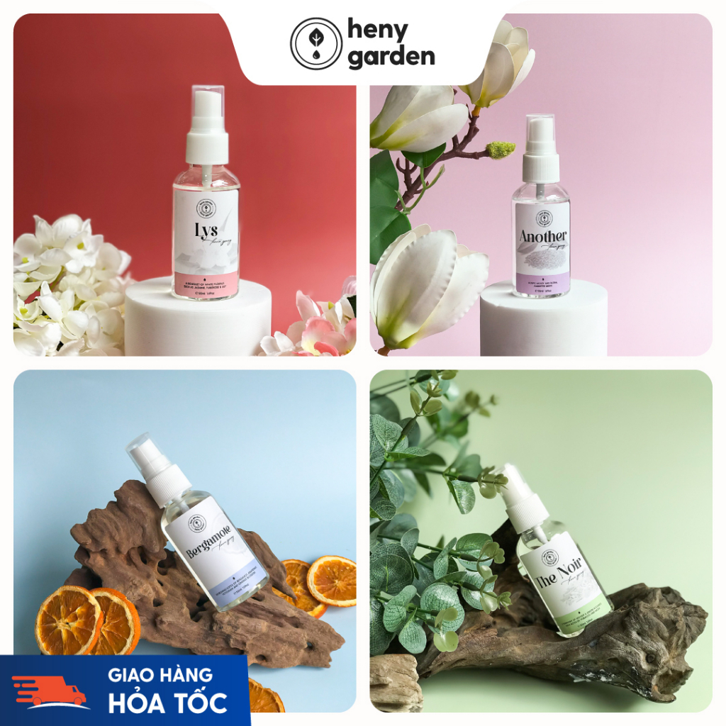 Ảnh Xịt Thơm Quần Áo Hương Nước Hoa Heny Garden 50mL 1