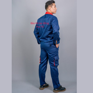 Quần áo bảo hộ lao động cho công nhân, kỹ sư, chất vải Kaki 3.1