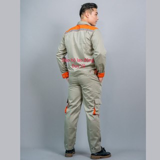 Quần áo bảo hộ lao động cho công nhân, kỹ sư, chất vải Kaki 3.1