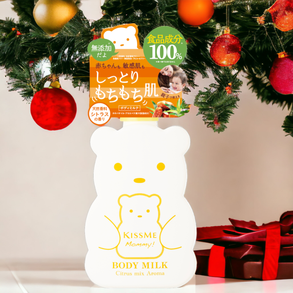 Sữa Dưỡng Thể Kissme Mommy Body Milk Cấp Ẩm Dành Cho Bé Từ 6 Tháng Tuổi Và Làn Da Nhạy Cảm 200mL