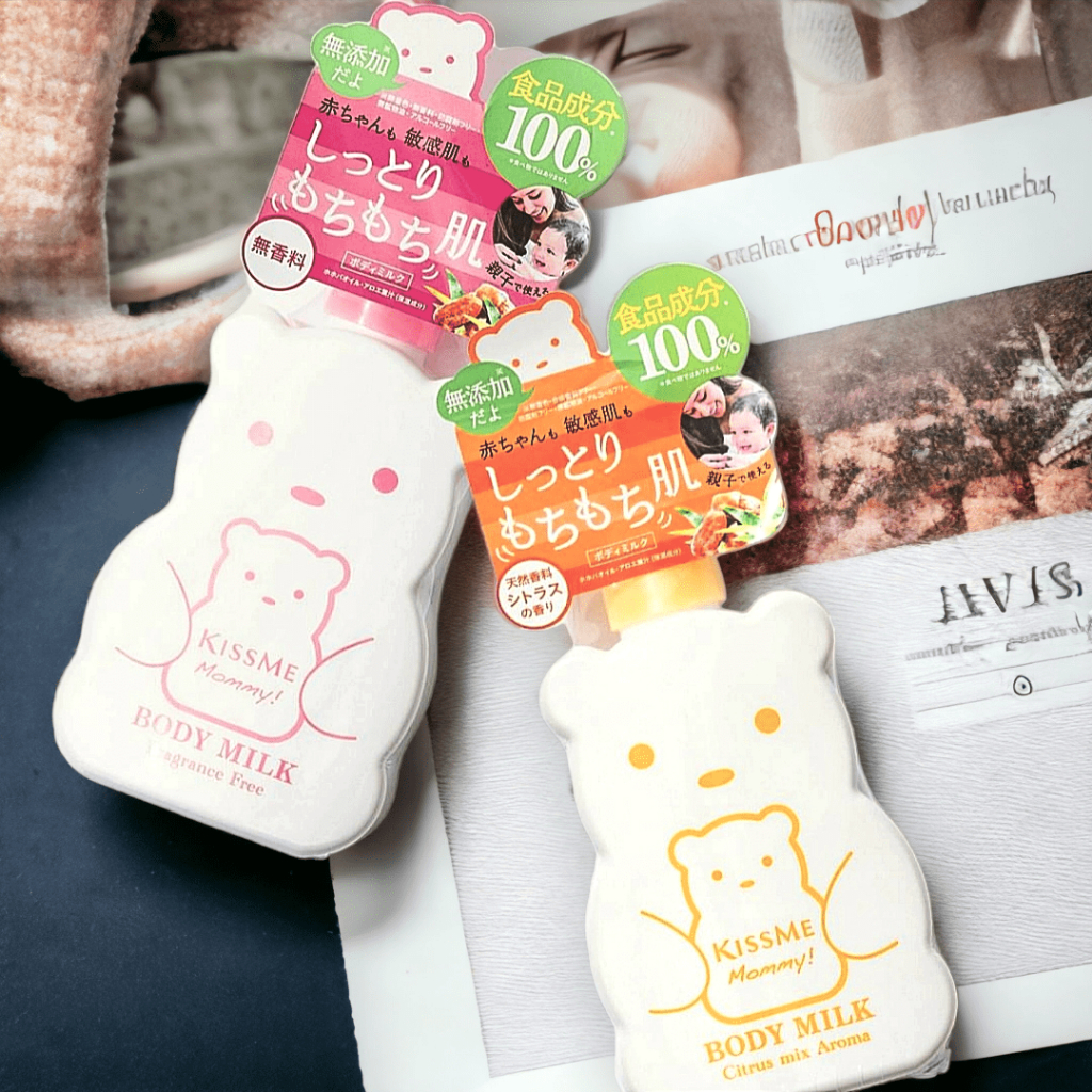 Sữa Dưỡng Thể Kissme Mommy Body Milk Cấp Ẩm Dành Cho Bé Từ 6 Tháng Tuổi Và Làn Da Nhạy Cảm 200mL