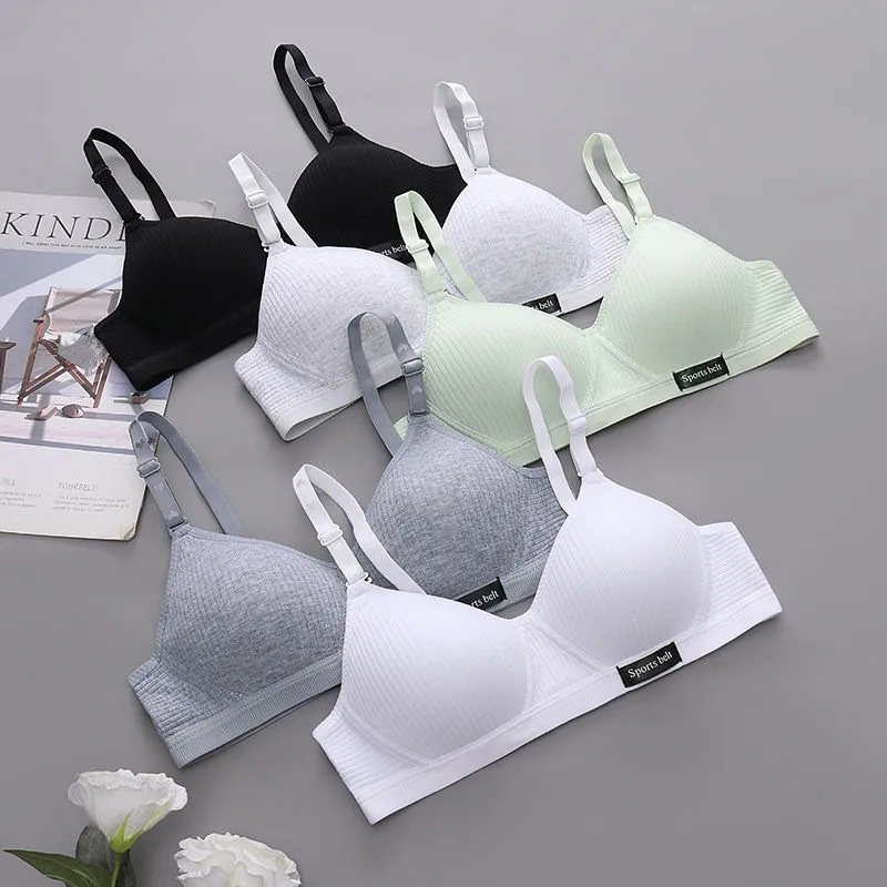 Áo Ngực nữ Sinh cotton không gọng đệm mỏng cup ngực nhỏ phom ôm không hở viền 139  { F301 }