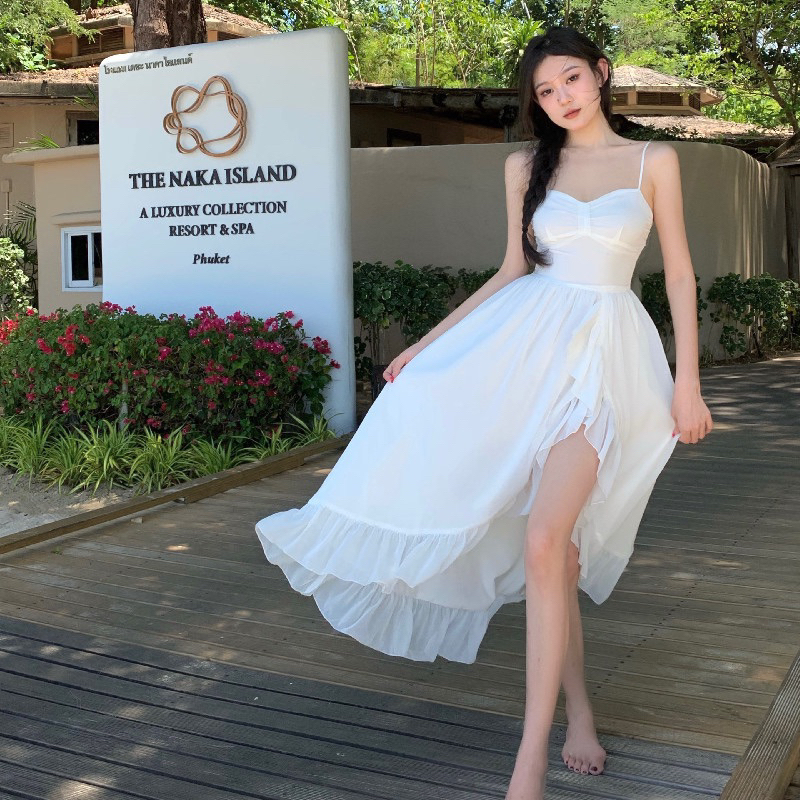 Đầm Trắng Nàng Thơ Phong Cách Hàn Quốc
