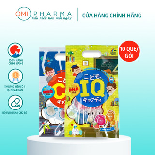Kẹo Mút Riken Bổ Sung Canxi Và DHA Cho Bé Từ 1 Tuổi Yuwa Nhật Bản (10 Que/Gói)
