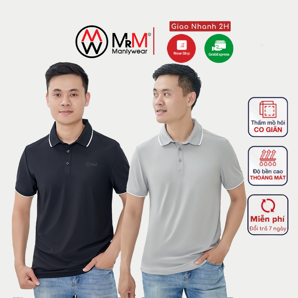 Combo 2 Áo thun Polo Nam Coolmax - Premium nam tính, thanh lịch sang trọng MRM Manlywear