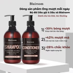 Bộ Đôi combo gội xả Blairsom (Úc) Dưỡng ẩm Suôn mượt - Phục hồi hư tổn (Dành cho tóc khô, tóc thường) ;dung tích (500ml) — ảnh 2