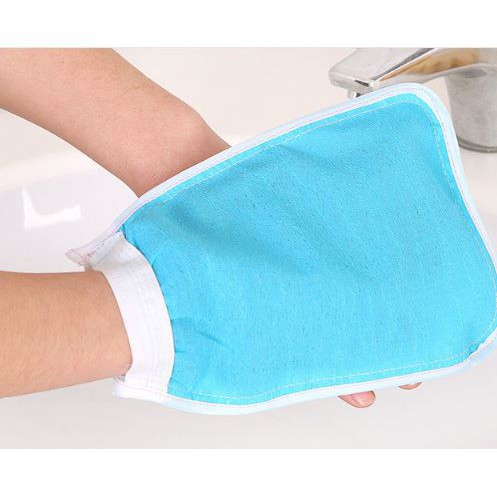 Găng tay tắm tẩy da chết - găng tắm đa năng